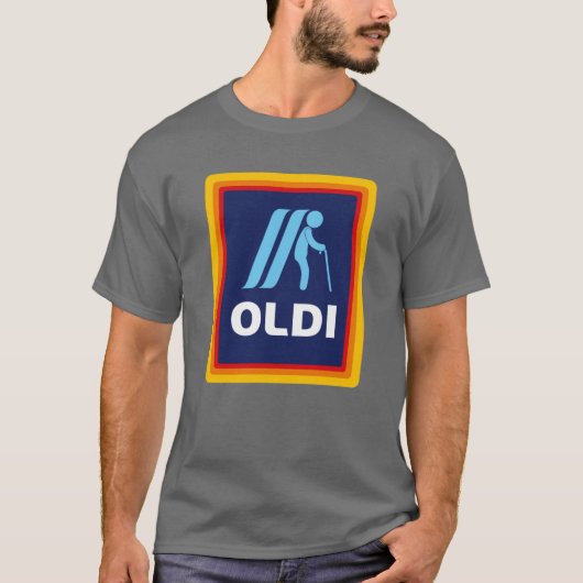 Oldi design funny birthday gift boy t-shirt (Voorkant)
