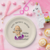 Oldie Maar Goodie over de heuvel Papieren Bordje (Feest)