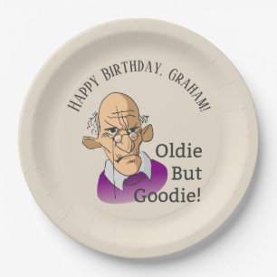 Oldie Maar Goodie over de heuvel Papieren Bordje