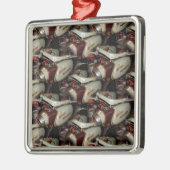 Oldie Motorcycle multiple Metalen Ornament (Links)