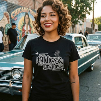 Oldies en lage rijstijlen t-shirt