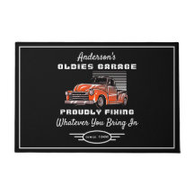 Oldies Garage Truck Naam Funny Gezegde Black