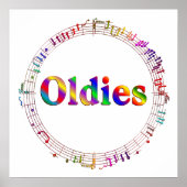 Oldies Music Poster (Voorkant)
