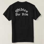 Oldies por vida t-shirt (Design achterkant)
