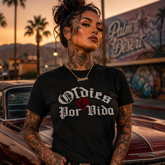 Oldies por vida T-shirt