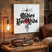 Oldies Por Vida Wandklok