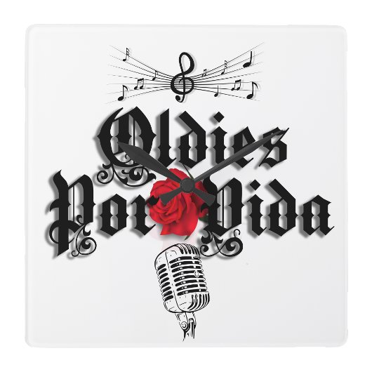 Oldies Por Vida Wandklok