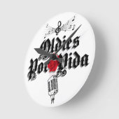 Oldies por vida wandklok (Hoek)