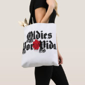 Oldies por vida winkelen canvas tas (Dichtbij)