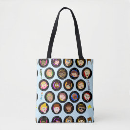  Oldies top Hits Retro Art Records Music Tote Bag