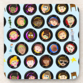 Oldies-tophits voor retroArt Record Drankjes Onderzetter (Voorkant)