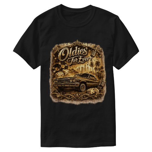 Oldies voor altijd t-shirt