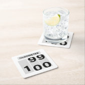 OLDOMETER 100ste verjaardag 99 tot 100 Kartonnen Onderzetters (Insitu)