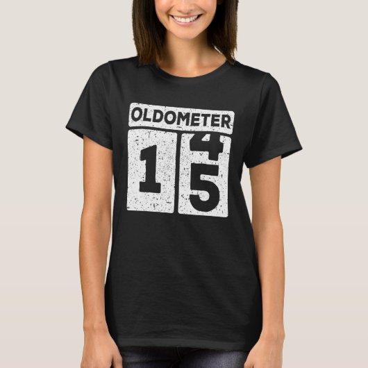 Oldometer 14 15 15th Birthday T-shirt (Voorkant)