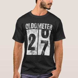 Oldometer 26-27 jaar oude Man vrouw 27T T-shirt