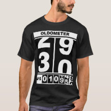 Oldometer 30e verjaardag grappige mijlpaal kilomet