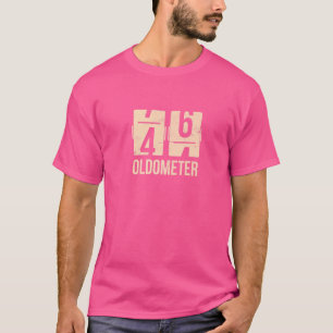 Oldometer 46 47 1975 47 Jaar Oud Verjaardag T-shirt