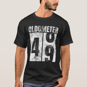 Oldometer 48-49 jaar oude Man vrouw dag Grafische T-shirt