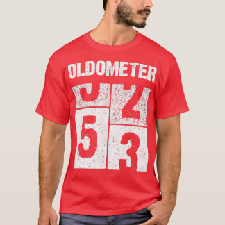 Oldometer 53 jaar Oude geboren in 1968 53e verjaar T-shirt