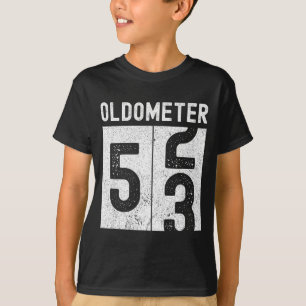 Oldometer 53e verjaardag Funny Retro wordt 53 jaar T-shirt