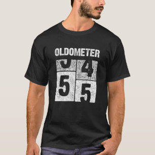 Oldometer 55 jaar 55e verjaardag gift geboren in 1 t-shirt
