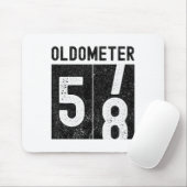 Oldometer 58th Birthday Funny Retro Turning 58 Yea Muismat (Met muis)