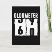 Oldometer 60 60ste verjaardag kaart (Voorkant)