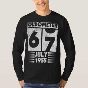 Oldometer 67-jarige verjaardag voor mij... t-shirt