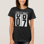 Oldometer 7 7th Birthday Oldometer T-shirt (Voorkant)