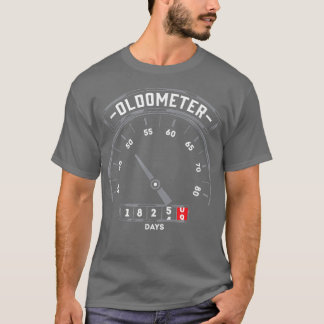 Oldometer Funny 50 jaar oude geboorte cadeaus voor T-shirt