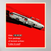 Olds 442  advertentie poster (Voorkant)