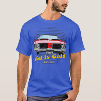 Olds 442 Amerikaanse Spierkracht Oud is Goud T-shirt