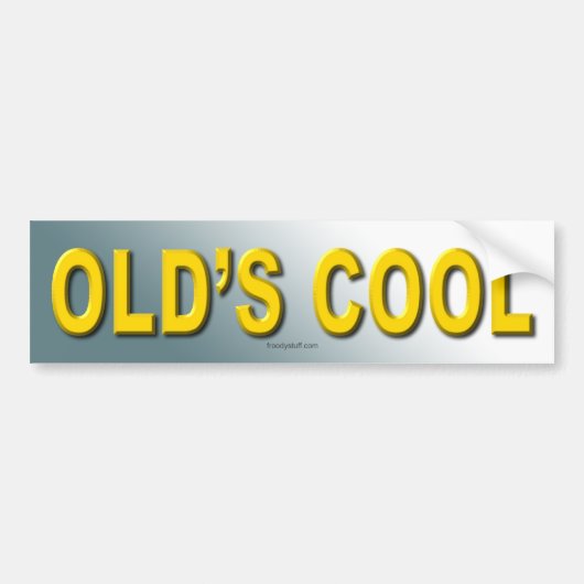 Old's Cool Bumpersticker (Voorkant)