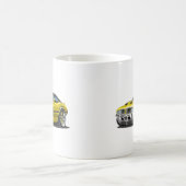 Olds Cutlass 442 Gele auto Koffiemok (Center)