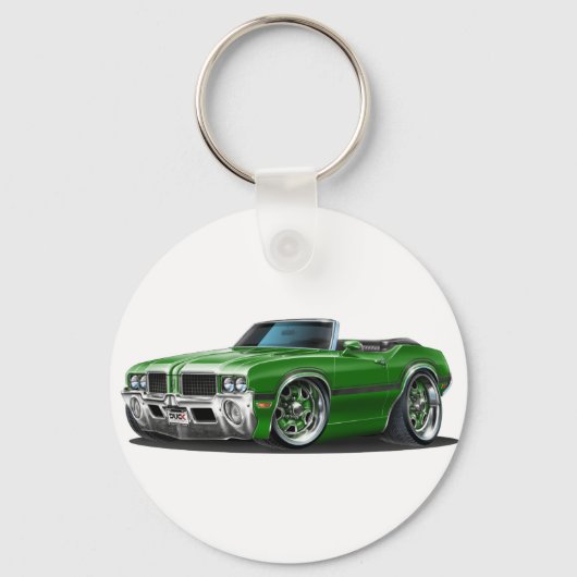 Olds Cutlass Green Convertible Sleutelhanger (Voorkant)