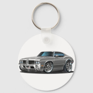 Olds Cutlass Grey Car Sleutelhanger