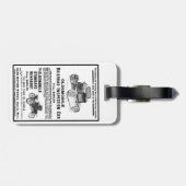 Olds Railroad Inspection Car Bagagelabel (Achterkant horizontaal)