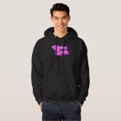 Oldschool Beats Dj and Music   Hoodie (Voorkant volledig)