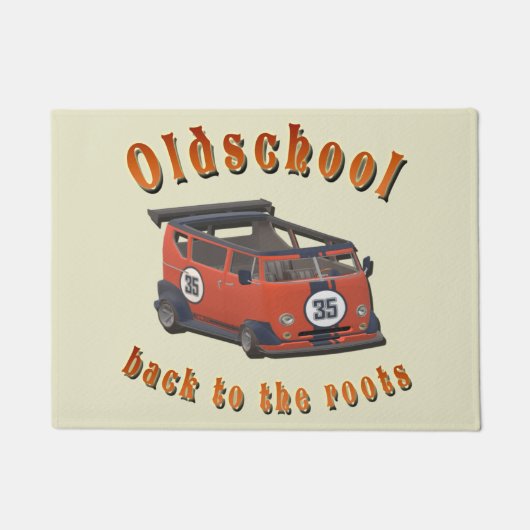 Oldschool Speed - Terug naar de roots! Deurmat (Voorkant)