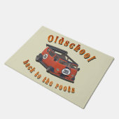 Oldschool Speed - Terug naar de roots! Deurmat (Schuin)