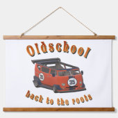 Oldschool Speed - ​Terug naar de roots! Hangend Wandkleed (Voorkant)