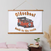 Oldschool Speed - ​Terug naar de roots! Hangend Wandkleed (Slaapkamer)