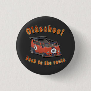 Oldschool Speed - ​Terug naar de roots! Ronde Button 3,2 Cm