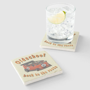 Oldschool Speed - Terug naar de roots! Stenen Onderzetter