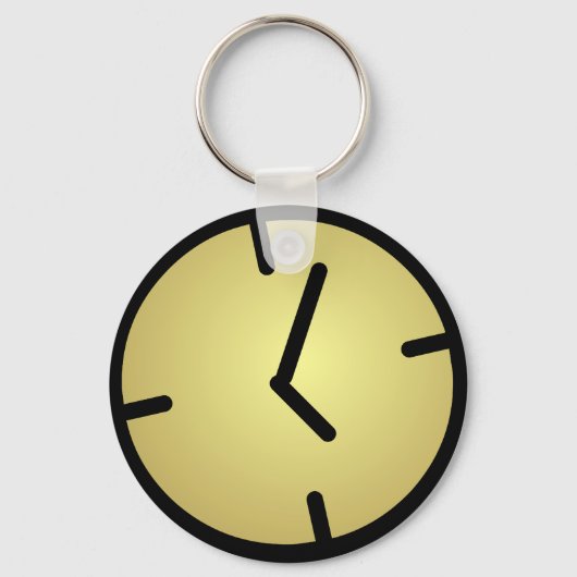 Oldskool Clock Sleutelhanger (Voorkant)