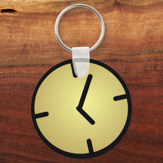 Oldskool Clock Sleutelhanger (Voorkant)