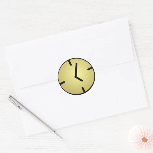 Oldskool klok Stickers (Envelop)