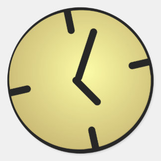 Oldskool klok Stickers