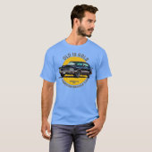 Oldsmobile 442 American Muscle 60s 70s Old is Gold T-shirt (Voorkant volledig)