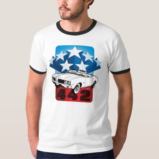 Oldsmobile 442 t-shirt (Voorkant)